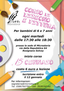 Corso di disegno e pittura per bambini