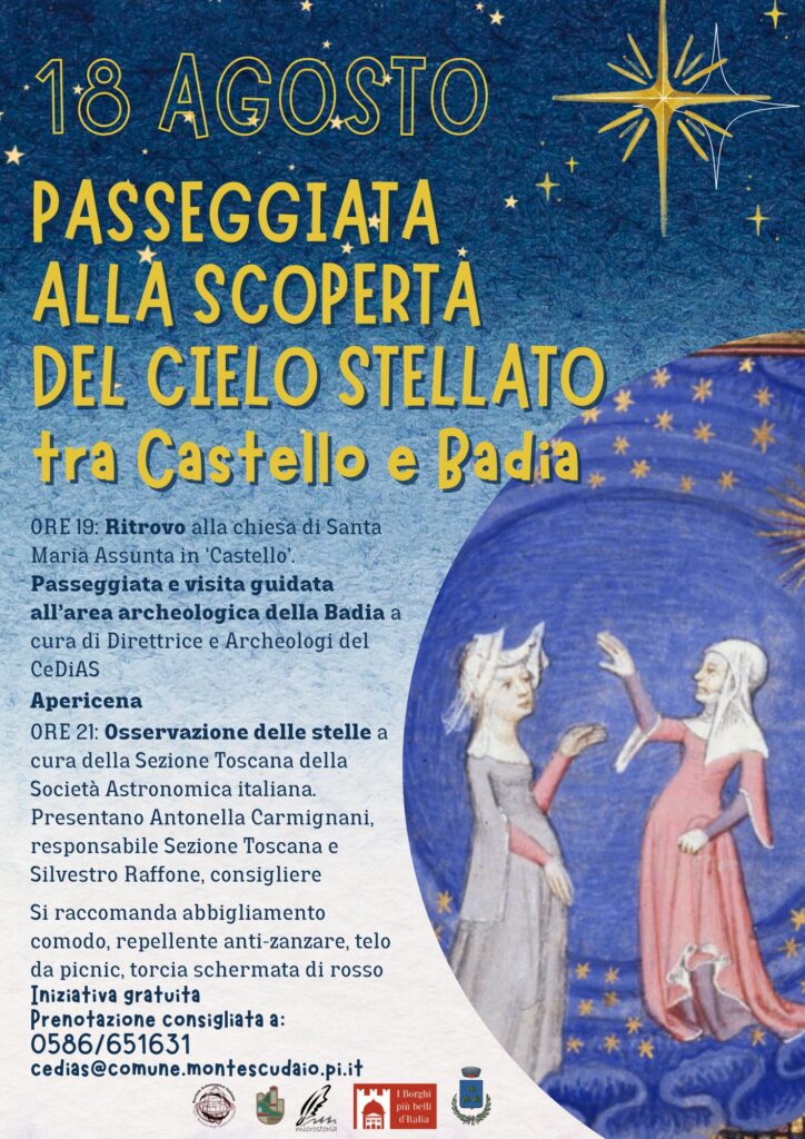 Passeggiata alla scoperta del cielo stellato tra Castello e Badia