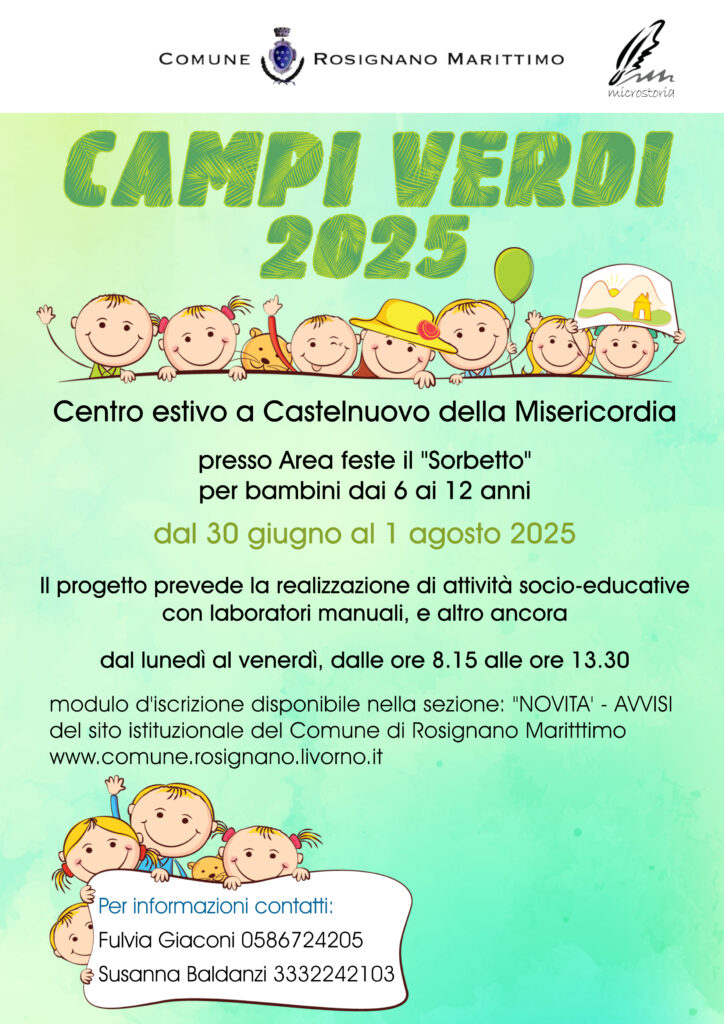 Campi verdi Castelnuovo della Misericordia